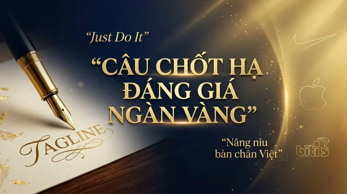 Tagline Thương Hiệu Là Gì? Câu Chốt Hạ “Đáng Giá Ngàn Vàng” Hay Lời Sáo Rỗng?