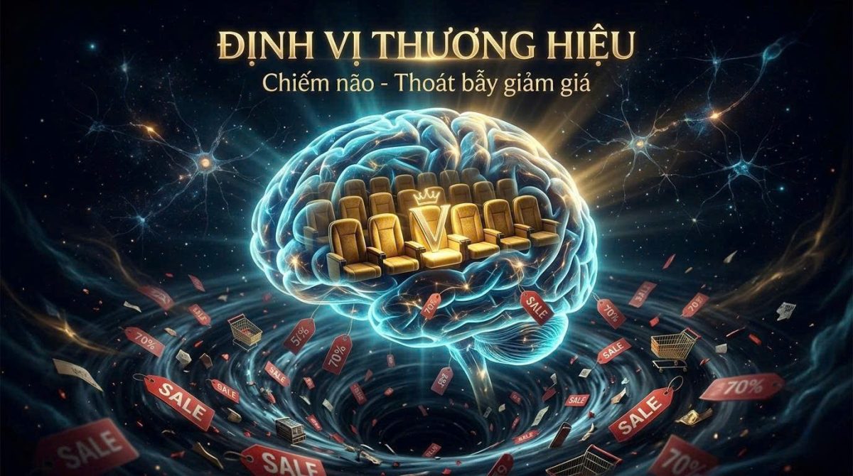 Định Vị Thương Hiệu Là Gì? Chiến Lược “Chiếm Não” Để Thoát Bẫy Giảm Giá
