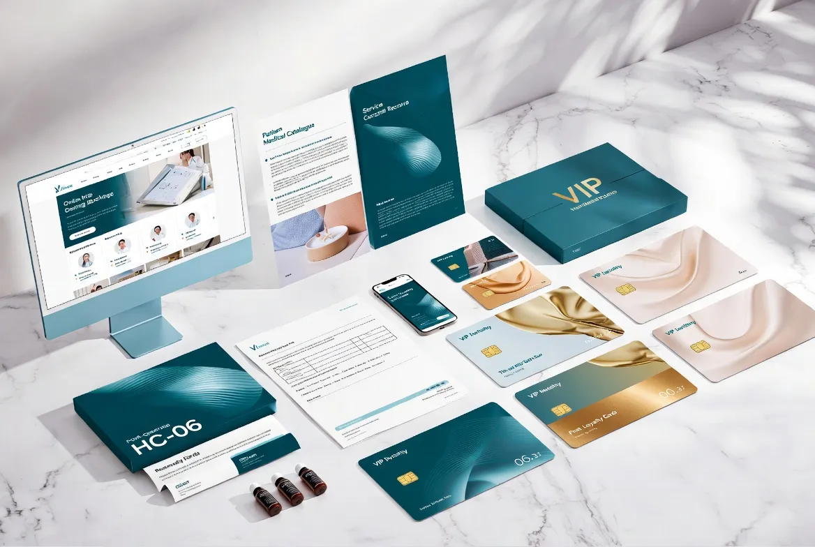 Hệ Thống Nhận Diện Thương Hiệu Thẩm Mỹ