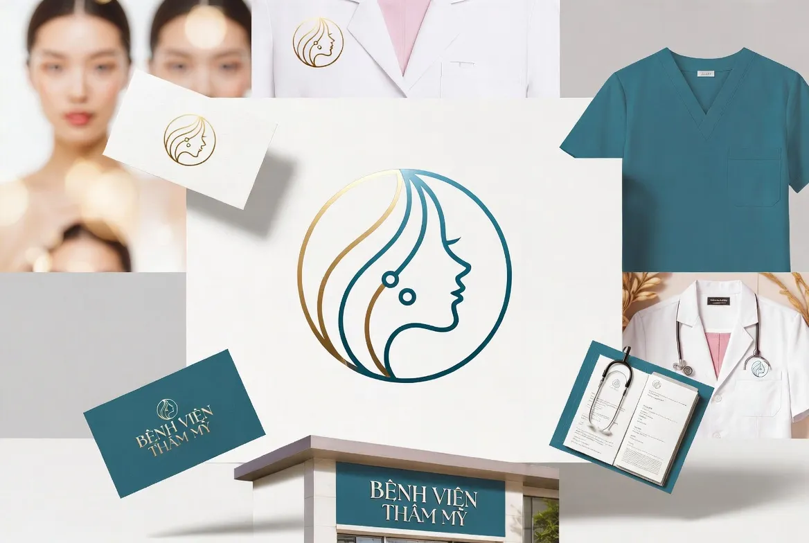 Chiến Lược Thiết Kế Hệ Thống Nhận Diện Thương Hiệu Và Công Cụ Kinh Doanh Toàn Diện Cho Bệnh Viện Thẩm Mỹ Tại Việt Nam