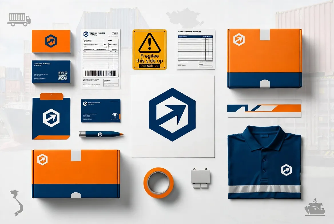Logistics Việt Nam - Nhận Diện & Ấn Phẩm Cho Startup