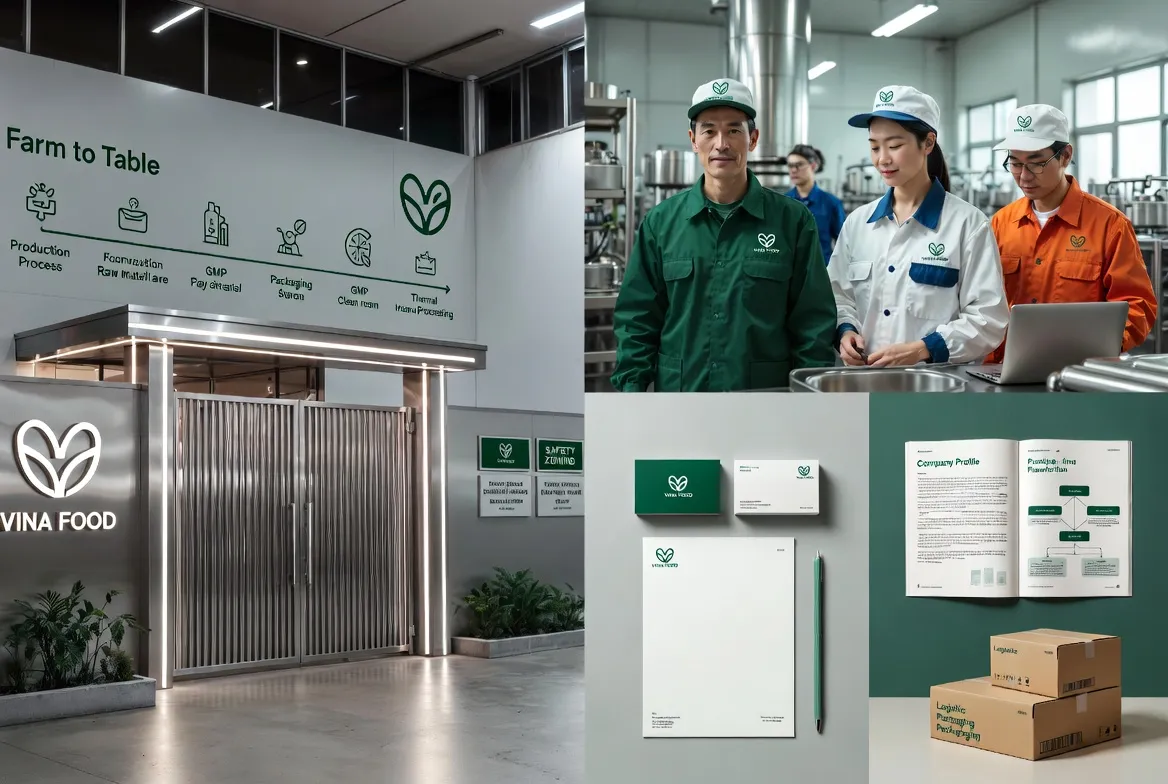 Nhận Diện Thương Hiệu Cho DN Gia Công Thực Phẩm Việt