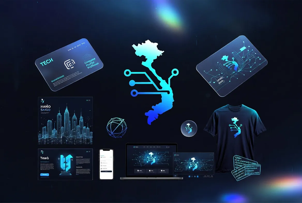 Thiết Kế Bộ Nhận Diện Công Ty CNTT