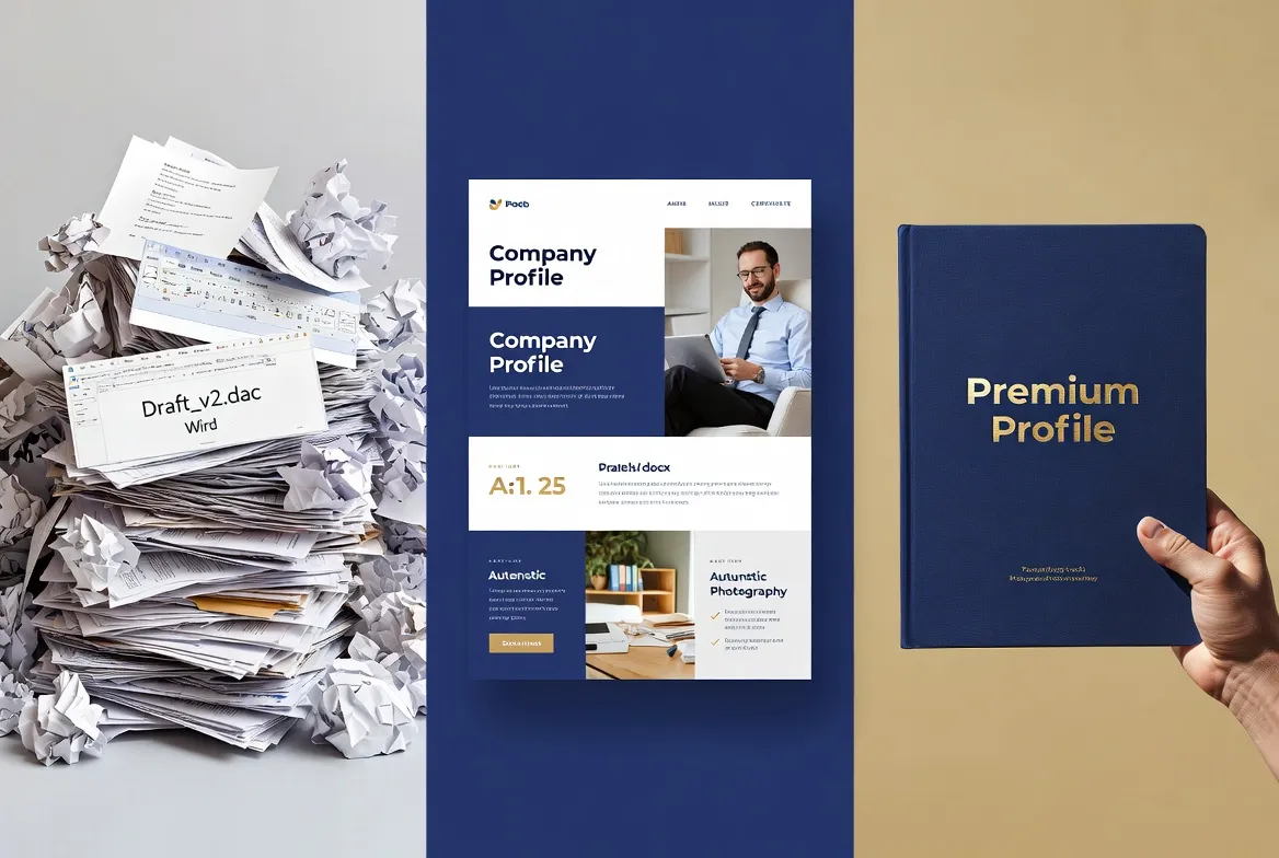 Thiết Kế Hồ Sơ Năng Lực Chuẩn Nhận Diện: Biến “Tập Giấy Lộn” Thành “Vũ Khí” Đấu Thầu Sát Thủ