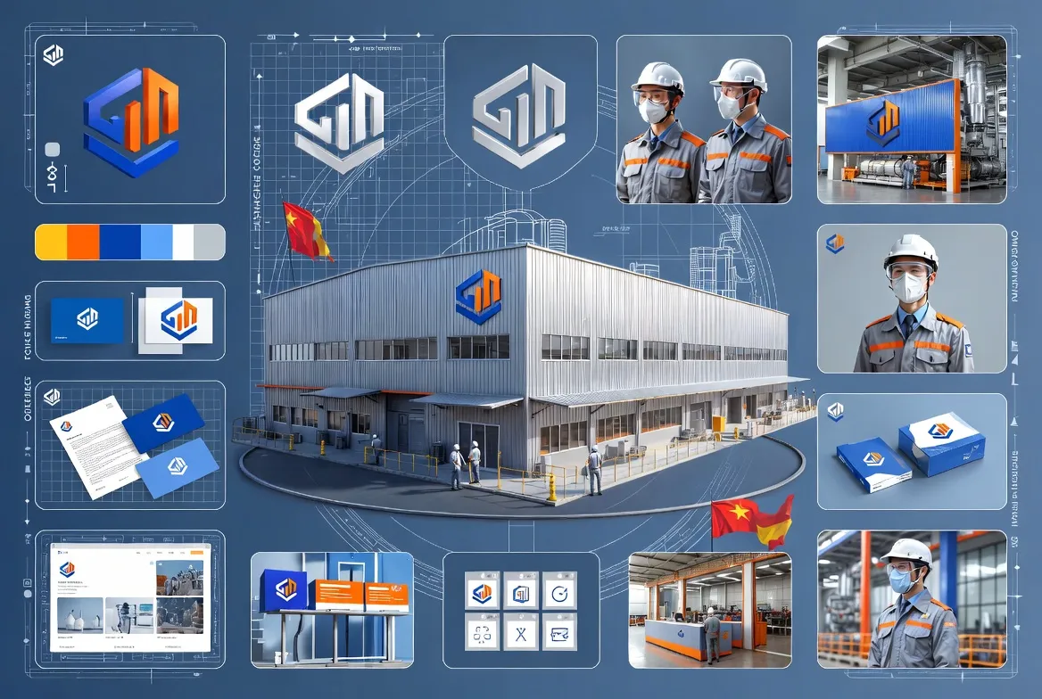 Xây Dựng Hệ Thống Nhận Diện Thương Hiệu Toàn Diện Cho Doanh Nghiệp Cơ Khí Chế Tạo Tại Việt Nam