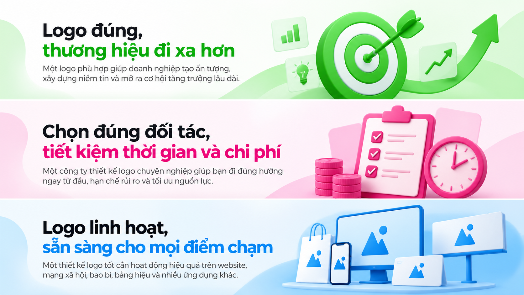 Chọn đúng đối tác thiết kế logo theo mục tiêu và ngân sách doanh nghiệp
