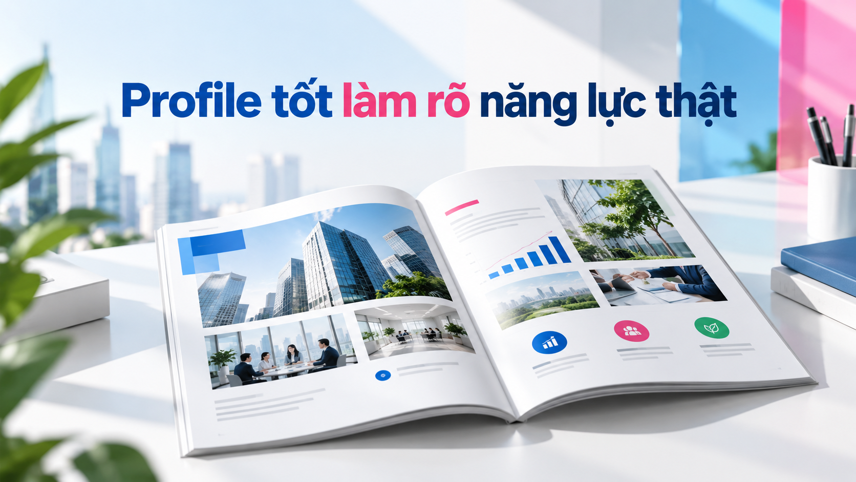 Thiết kế profile chuyên nghiệp cần dễ đọc và có sức thuyết phục